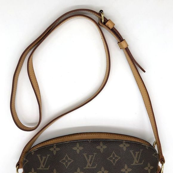 Louis Vuitton M51290 Drouot Shoulder Bag Monogram Brown Women Men Vintage USED - Picture 6 of 10